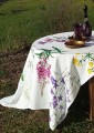 obrus Kwiaty polne 100% bawełna LAS I NIEBO