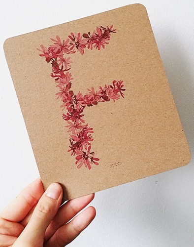 karta litera F LAS I NIEBO