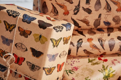 papier pakowy Motyle LAS I NIEBO