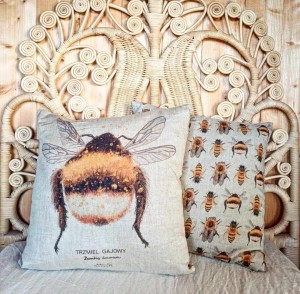 poszewka Trzmiel gajowy 100% len