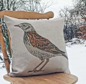 dwustronna poszewka SKOWRONEK 100% len