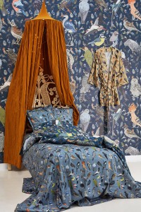 Dwustronna pościel Ptaki 150x200